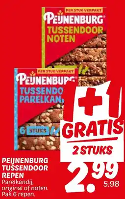 Dekamarkt Peijnenburg tussendoor repen aanbieding