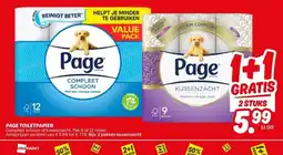 Dekamarkt PAGE TOILETPAPIER aanbieding