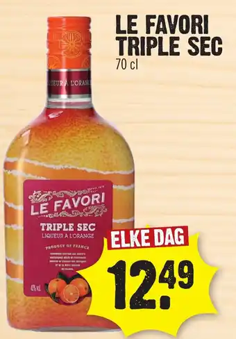 Super Dirck 3 LE FAVORI TRIPLE SEC aanbieding