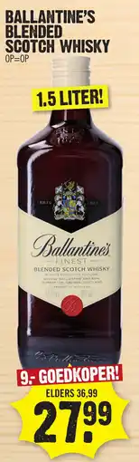 Super Dirck 3 Ballantine's blended scotch whisky aanbieding