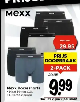 Vomar Voordeelmarkt Mexx Boxershorts aanbieding