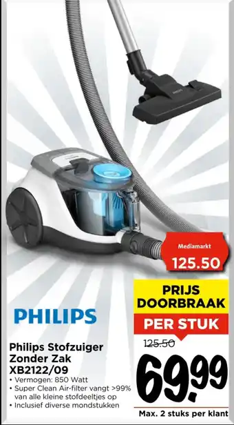 Vomar Voordeelmarkt Philips Stofzuiger Zonder Zak aanbieding
