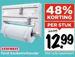 Vomar Voordeelmarkt LEIFHEIT Parat Keukenrolhouder aanbieding
