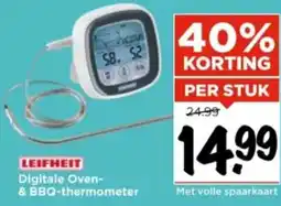 Vomar Voordeelmarkt LEIFHEIT Digitale Oven & BBQ thermometer aanbieding