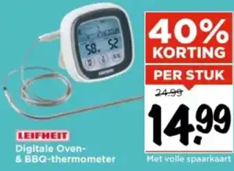 Vomar Voordeelmarkt LEIFHEIT Digitale Oven & BBQ thermometer aanbieding