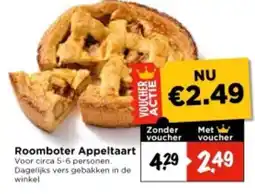 Vomar Voordeelmarkt Roomboter Appeltaart aanbieding