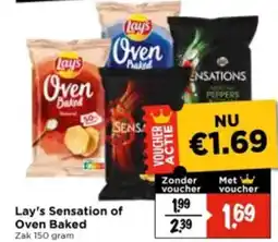 Vomar Voordeelmarkt Lay's Sensation of Oven Baked aanbieding