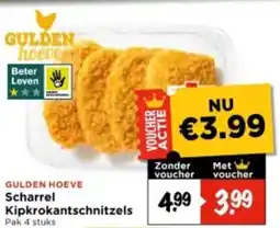 Vomar Voordeelmarkt Scharrel Kipkrokantschnitzels aanbieding