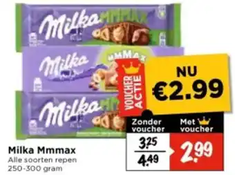 Vomar Voordeelmarkt Milka Mmmax aanbieding