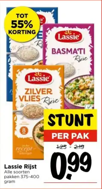 Vomar Voordeelmarkt Lassie Rijst aanbieding