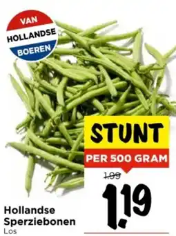Vomar Voordeelmarkt Hollandse Sperziebonen aanbieding