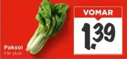 Vomar Voordeelmarkt Paksoi aanbieding