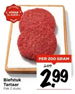 Vomar Voordeelmarkt Biefstuk Tartaar aanbieding