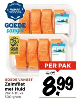 Vomar Voordeelmarkt Zalmfilet met Huid aanbieding