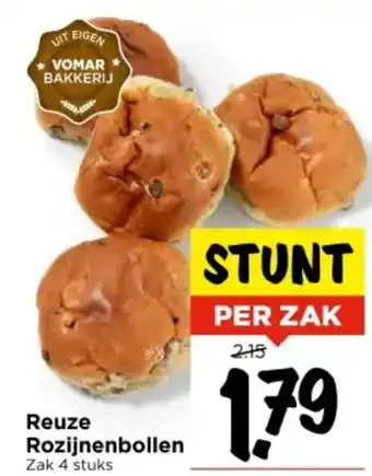 Vomar Voordeelmarkt Reuze Rozijnenbollen aanbieding