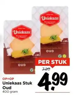 Vomar Voordeelmarkt Uniekaas Stuk Oud aanbieding
