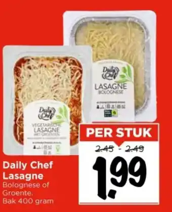 Vomar Voordeelmarkt Daily Chef Lasagne aanbieding