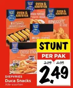 Vomar Voordeelmarkt Duca Snacks aanbieding