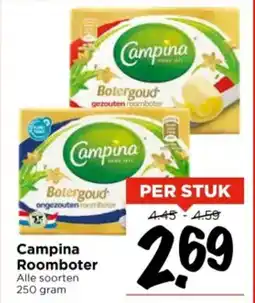 Vomar Voordeelmarkt Campina Roomboter aanbieding