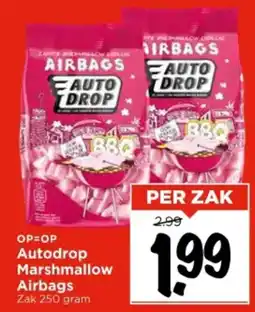 Vomar Voordeelmarkt Autodrop Marshmallow Airbags aanbieding