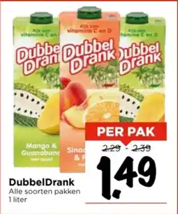 Vomar Voordeelmarkt DubbelDrank aanbieding
