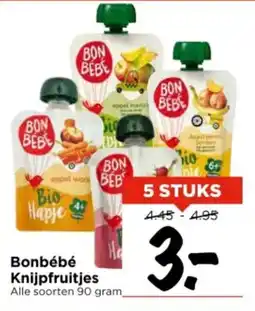 Vomar Voordeelmarkt Bonbébé Knijpfruitjes aanbieding
