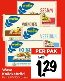 Vomar Voordeelmarkt Wasa Knäckebröd aanbieding