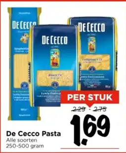 Vomar Voordeelmarkt De Cecco Pasta aanbieding