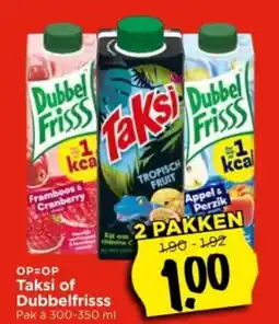 Vomar Voordeelmarkt Taksi of Dubbelfrisss aanbieding
