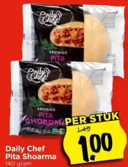 Vomar Voordeelmarkt Daily Chef Pita Shoarma aanbieding