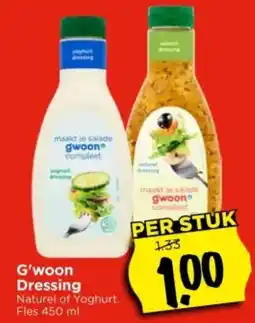 Vomar Voordeelmarkt G'woon Dressing aanbieding