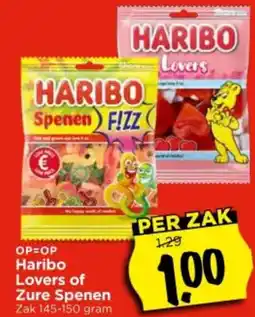 Vomar Voordeelmarkt Haribo Lovers of Zure Spenen aanbieding