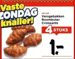 Vomar Voordeelmarkt Versgebakken Roomboter Croissants aanbieding