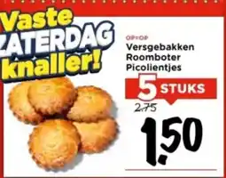 Vomar Voordeelmarkt Versgebakken Roomboter Picolientjes aanbieding