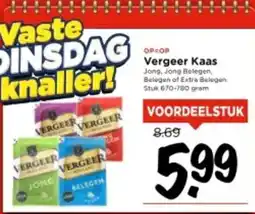 Vomar Voordeelmarkt Vergeer Kaas aanbieding