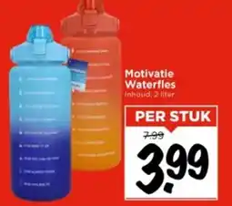 Vomar Voordeelmarkt Motivatie Waterfles aanbieding