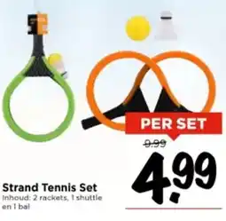 Vomar Voordeelmarkt Strand Tennis Set aanbieding