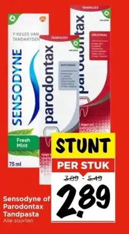 Vomar Voordeelmarkt Sensodyne of Parodontax aanbieding