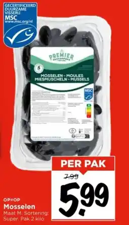 Vomar Voordeelmarkt Mosselen aanbieding