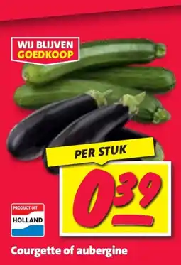 Nettorama Courgette of aubergine aanbieding