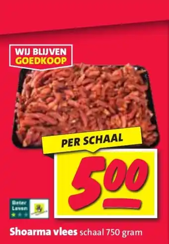 Nettorama Shoarma vlees aanbieding