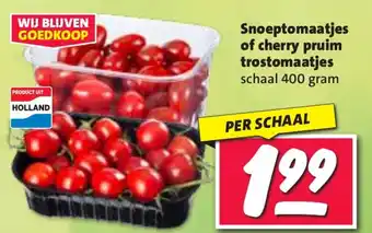 Nettorama Snoeptomaatjes of cherry pruim trostomaatjes aanbieding