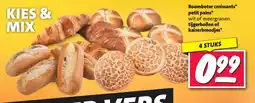 Nettorama Roomboter croissants petit pains tijgerbollen of kaiserbroodjes aanbieding