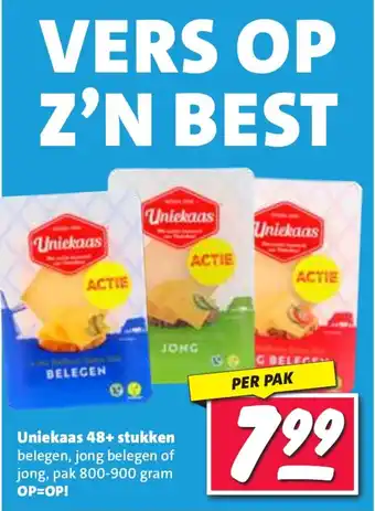 Nettorama Uniekaas 48+ stukken aanbieding