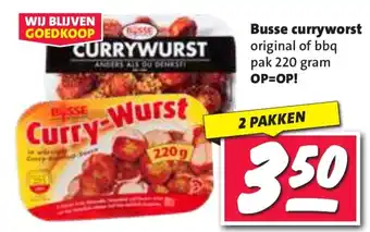 Nettorama Busse curryworst aanbieding
