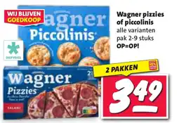 Nettorama Wagner Pizzies of piccolinis aanbieding
