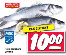 Nettorama Hele zeebaars aanbieding