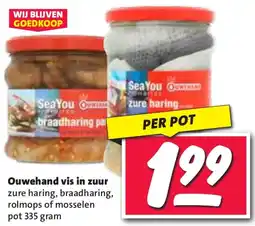 Nettorama Ouwehand vis in zuur aanbieding