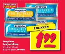 Nettorama Deep blue tonijnstukken aanbieding