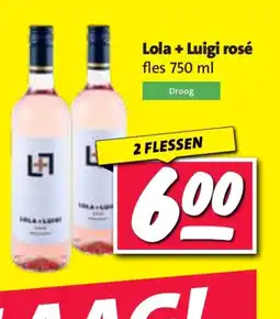 Nettorama Lola + Luigi rosé aanbieding